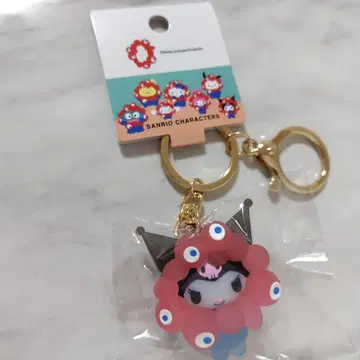 쿠로미 산리오 미야쿠미야쿠 클리어 컬러 마스코트 키링