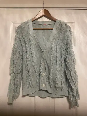 DRESSTERIOR 민트 그린 긴팔 가디건 38