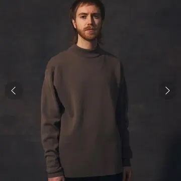 [ UNITED TOKYO ] 울 밀라노 리브 모크넥 니트