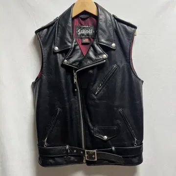 SCHOTT 샷 가죽 베스트 와 스타 더블 626V USA