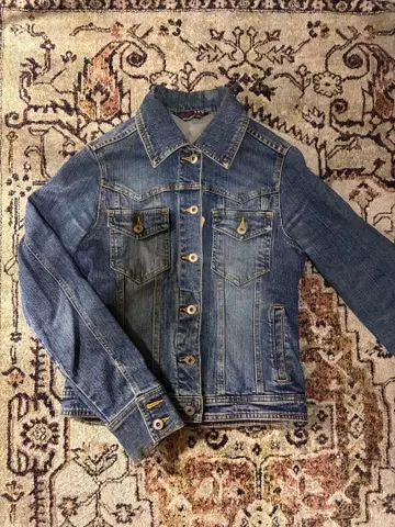 데님 자켓 레트로 스타일