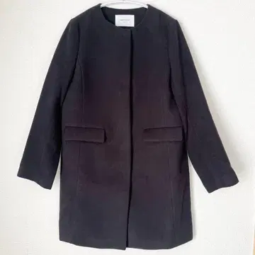 오파크 클립 코트 피코트 체스터 코트 울 코트 M