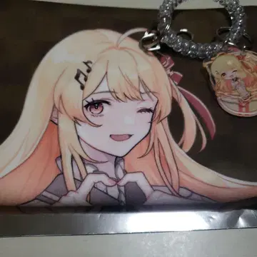 극락탕 Regloss 오토노세 카나 머플러 타월 락카 키링