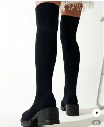 SHEIN 통굽 삭스 부츠