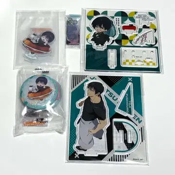 주술회전 회옥 아크릴 스탠드 마루쿠지 캔뱃지 홀로그램 후시구로 토우지