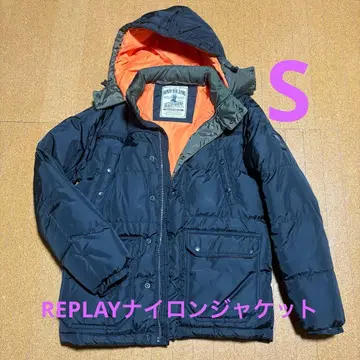 [빈티지] 새상품급 REPLAY 나일론 다운 자켓 S