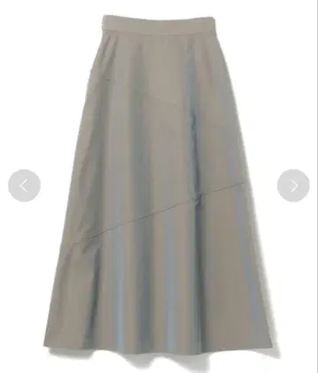 Ray BEAMS / 샴브레이 절개 스커트