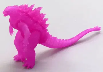 고질라 스토어&극장 한정판 고질라 (2024) 클리어 라메 핑크