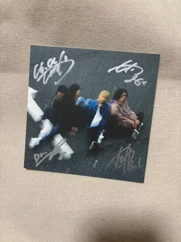 moon drop 사인 포함 카드