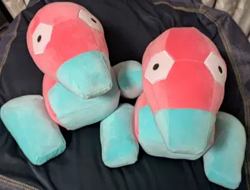 포켓몬스터 메챠모후굿토 봉제 인형 폴리곤 2개 세트