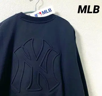 MLB 양키스 트레이닝복 맨투맨 엠보싱 가공 긴팔 자수 XL