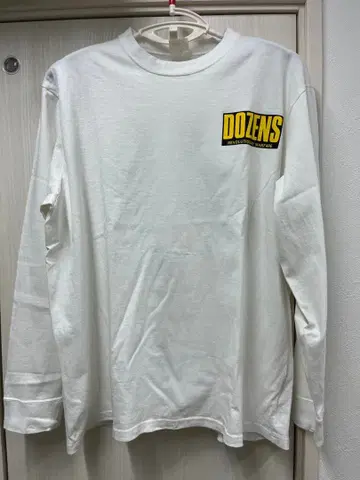 랏츠 긴팔 티셔츠 화이트 rats