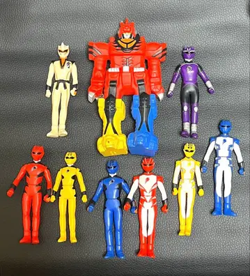 게키레인저 미니 소프트 비닐 & 게키토우거 9체 세트