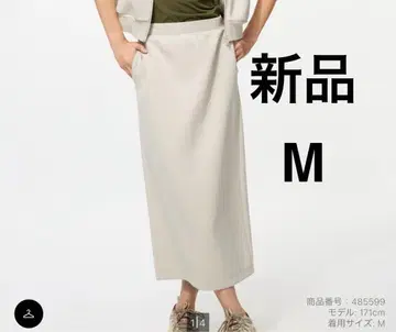 유니클로 드라이 맨투맨 내로우 롱 스커트 (기장 표준) M