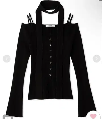 SNIDEL 타이 니트 풀오버