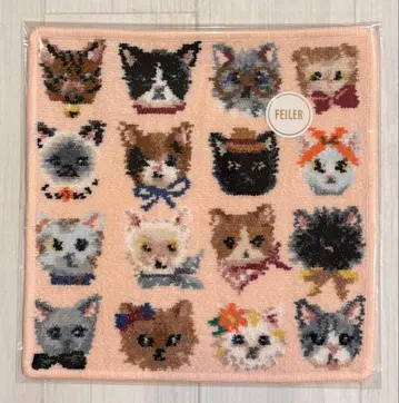 새상품 미사용 러브러리 바이 페이 리 프리티 캣츠 손수건