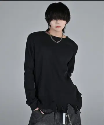 ADRER 데미지 롱T