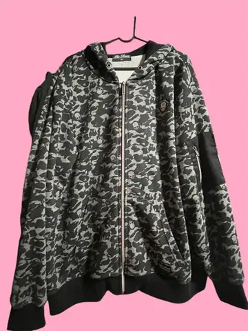 카모 패턴 후드티 오버 사이즈