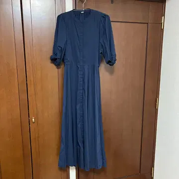 [ 시착만 한 상품 ] 미라 오웬 원피스 네이비 사이즈 1