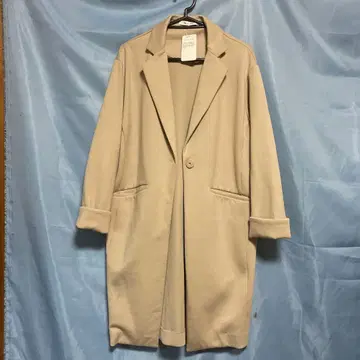 [ 미사용품 ] AU closet 베이지 롱 코트