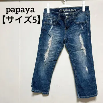papaya [ 사이즈 5 ] 데님 팬츠 스타일 PC125