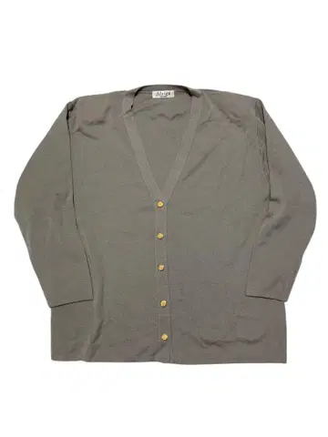 새상품급 Sleigh 베이지 V넥 가디건 오버 사이즈 XL