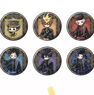 리본 TSUTAYA 캔뱃지 고딕 6개 세트