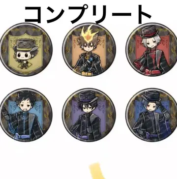 리본 TSUTAYA 캔뱃지 고딕 6개 세트