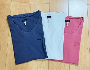 AJ 아르마니 진스 남성용 T셔츠 3장 세트