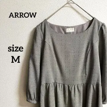 vintage [ ARROW ] 포멀 원피스 무릎 기장 7부 소매