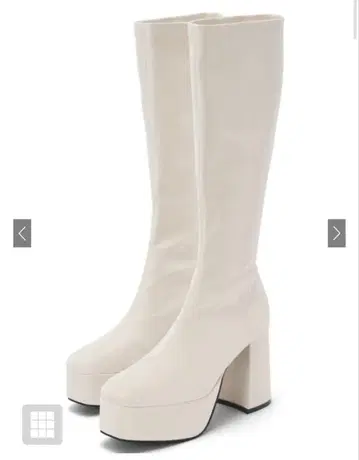 GRL 울트라 스트레치 청키힐 롱 부츠[gd1494]아이보리