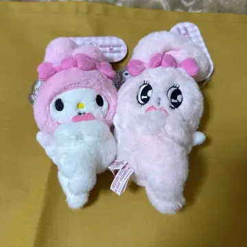 esther bunny 마이멜로디 콜라보 마스코트 홀더 두 개 새상품