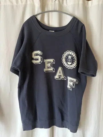 챔피온 반팔 맨투맨 세타가야 베이스 네이비 구제 의류 런택