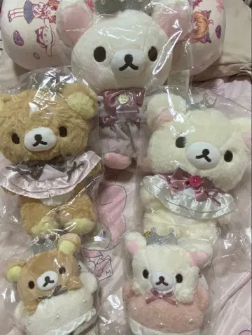 메종 드 플뢰르 리락쿠마 코리락쿠마 봉제 인형 참 세트