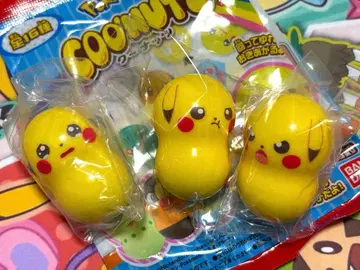 포켓몬 쿠너트 피카츄 3개 세트 미사용 새상품