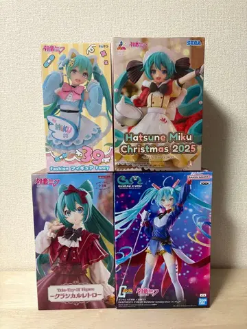 [ 미개봉 ] 하츠네 미쿠 피규어 4종 세트 1