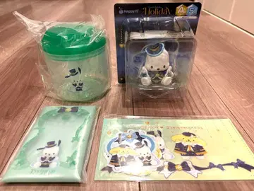 산리오 홀리데이 복권 포차코 피규어 캐니스터 A상 D상 G상 H상