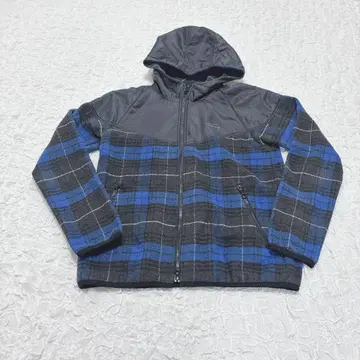 [ Tommy ] 타미힐피거 자켓 플리스 체크 후드 부착 자수