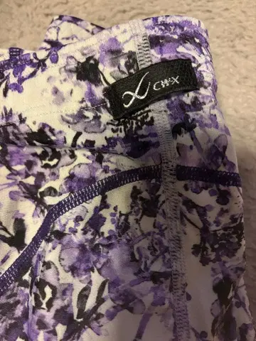 CWX 플로럴 패턴 레깅스