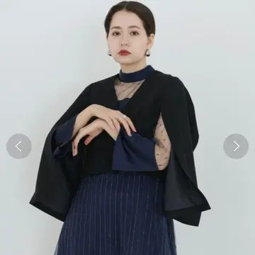 티나 조준 케이프 자켓