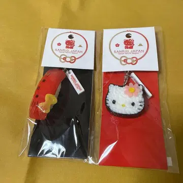 Sanrio Japan 키티 식품 샘플 김초밥 키링 참치