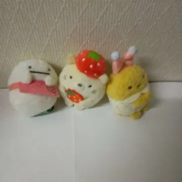 스트로베리 곰 봉제 인형 세트