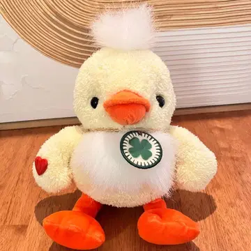 [익명 배송] 봉제 인형 옐로우 컬러 오리 23cm