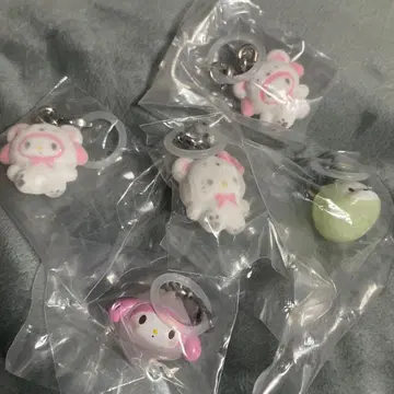 푹신푹신 스노우  메지루시 액세서리 키티 마이멜로디 포차코