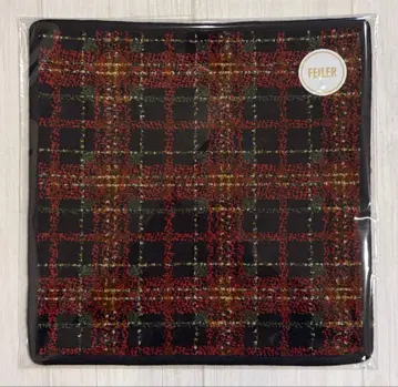 새상품 미사용 페이러 타탄 무드 손수건