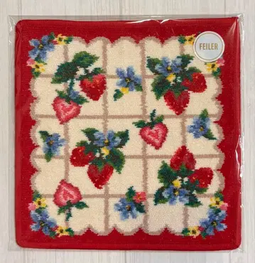 새상품 미사용 페이러 스트로베리 필드 쁘띠 손수건