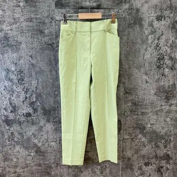PLST 플라스테 스틱 팬츠 린넨 블렌드 라이트 그린(XXS)