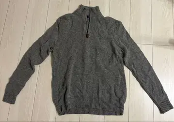 00s J.Crew 그레이 집업 스웨터 M