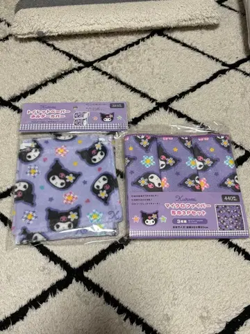 쿠로미 산리오 극세사 행주 화장실 페이퍼 홀더 커버