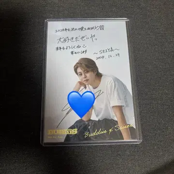 BUDDiiS 세존 엽서 SEIYA 오카모토 세이야 사인 포함